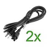 GTMax 2x 6FT Laptop/Notebook AC Adapter Power Supply Cord Cable