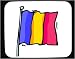 Decorated Mouse Pad with International, Romanian, Romania
