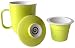 The TeaSpot Steeping Lime Mug with Infuser & Lid (16-Ounce Cup)