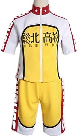 Onoda Cosplay Bicycle Cycling Jersey Suit Costume for Men Short Sleeve L