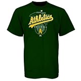 Oakland Athletics MLB Boys "Original" Pique Polo Shirt (Dark Pine) (Small)