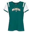 Miami Dolphins Play Action Short Sleeve Fashion Top