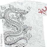 LIGHT FANTASY T-Shirt - White Dragon (White), L