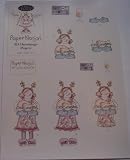 A4 3D step by step Paper Nation decoupage sheet - Christmas - Turkey lady