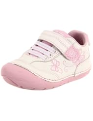 Shoes: Stride Rite SRT SM Bambi Sneaker (Infant/Toddler),White/Pink,3.5 M US Toddler - Stride Rite