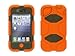 Blaze Orange/Olive Heavy Duty Survivor Case for iPhone 4/4s