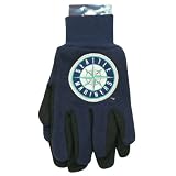 Seattle Mariners Jersey Gloves (One Size Fits Most Ages 16+)