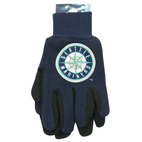 Seattle Mariners Jersey Gloves (One Size Fits Most Ages 16+)