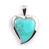 Silver Stone Pendants, Size: 32mm (1.3 inches)