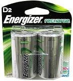 ENERGIZER RECHARGEABLE 2PK D NiMH BATTERY