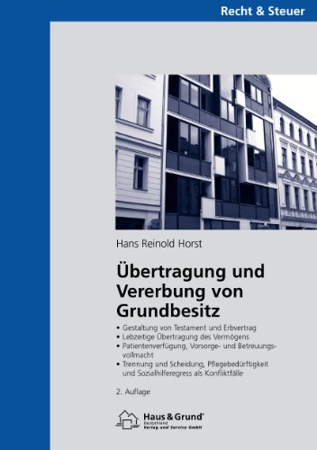 Ubertragung Und Vererbung Von Grundbesitz Mietvertrag Online Von