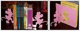 Pink Enamel Minnie Mouse Bookends - Designed by Michael Graves