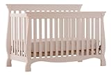 Stork Craft Venetian 4-in-1 Fixed Side Convertible Crib, White Stork Craft Venetian 4-in-1 Fixed Side Convertible Crib, White