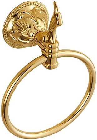 LANGPAI Towel Ring Brass Bathroom Accessaries 28910 Gold