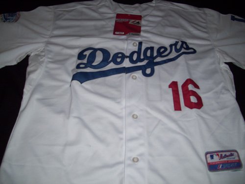 Majestic Andre Ethier Home White Los Angeles Dodgers Cool Base Jersey Size 54
