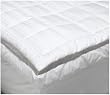 Pinzon Pyrenees Queen White Goose Down Topped Featherbed