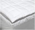 Pinzon Pyrenees Queen White Goose Down Topped Featherbed