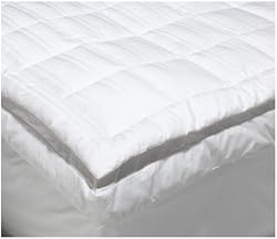 Pinzon Pyrenees White Goose Down Queen Featherbed