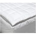 Pinzon Pyrenees Queen White Goose Down Topped Featherbed