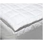 Pinzon Pyrenees Queen White Goose Down Topped Featherbed