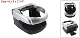 Amico Car Auto Silver Tone Black Cup Bottle Drink Can Holder Amico Car Auto Silver Tone Black Cup Bottle Drink Can Holder