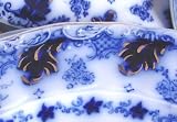 Johnson Brothers Astoria Flow Blue 14.75 Inch Ashet