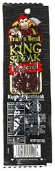 Trail's Best Peppered King Steak Kippered Beef, 1-Ounce Packages (Pack of 24)