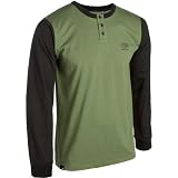 C1RCA Collins Henley - Long-Sleeve - Men's Bronze Green, L
