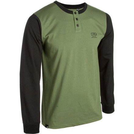 C1RCA Collins Henley - Long-Sleeve - Men's Bronze Green, L