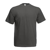 Valueweight T-Shirt von Fruit of the Loom Graphit XXL