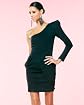Kardashians by bebe One Shoulder Pleated Dress main image
