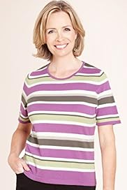 Classic Collection Pure Cotton Striped Knitted Top