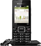 Sony Ericsson Elm Metal Black Mobile Phone on O2 Pay as you go (PAYG) (Including £10 Airtime)
