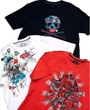 Marc Ecko Cut & Sew Cannibal Skull, Stranded Island, Tahitian Queen T-Shirt's