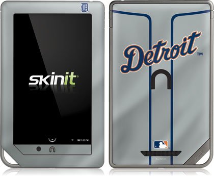 Skinit Detroit Tigers Alternate/Away Jersey Vinyl Skin for Nook Color / Nook Tablet by Barnes and Noble