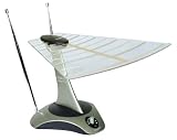 SLX Gold digiTop Amplified High Performance Indoor Aerial for TV (UHF/Freeview), FM Radio, DAB Radio, Wideband