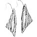 Karen London Cleopatra Silver Triangle Earrings