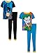 Komar Kids Big Boys' Batman Four-Piece Cotton Pajama Set