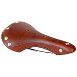 Origin8 Classique Sport Leather Saddle - Brown