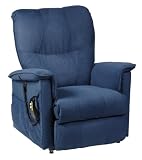 NexIdea MOD7 3-Position Electric Motorized Lift and Recline Chair, Lake Blue