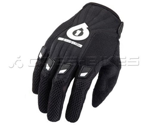 Sixsixone Comp Glove, Black/White, Small