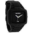 Nixon Men's A139-000 Rubber Analog Black Dial Watch