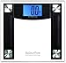 BalanceFrom High Accuracy Digital Bathroom Scale with 4.3" Extra Large Cool Blue Backlight Display and "Smart Step-On" Technology [NEWEST VERSION] (Black)