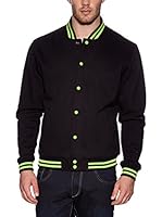 Urban Classic Chaqueta (Negro / Verde)