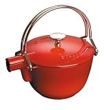 Staub La Theiere 1-Quart Teapot, Pimento Red