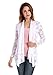 VESSOS Women Cardigans Open Front See Through Flower Printed Draped Shawl Cardigan