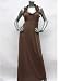 FluxUs Ruffle Racer Dress in Earth