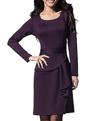  Lace Short Sleeves Cashmere/Chiffon  Dress With a Bow(s)