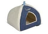 Tramps Igloo Dog/Cat Pet Bed 40x40x30cms Blue