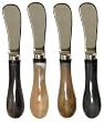 Decorative Pate Knife with Horn Handle Set of Four